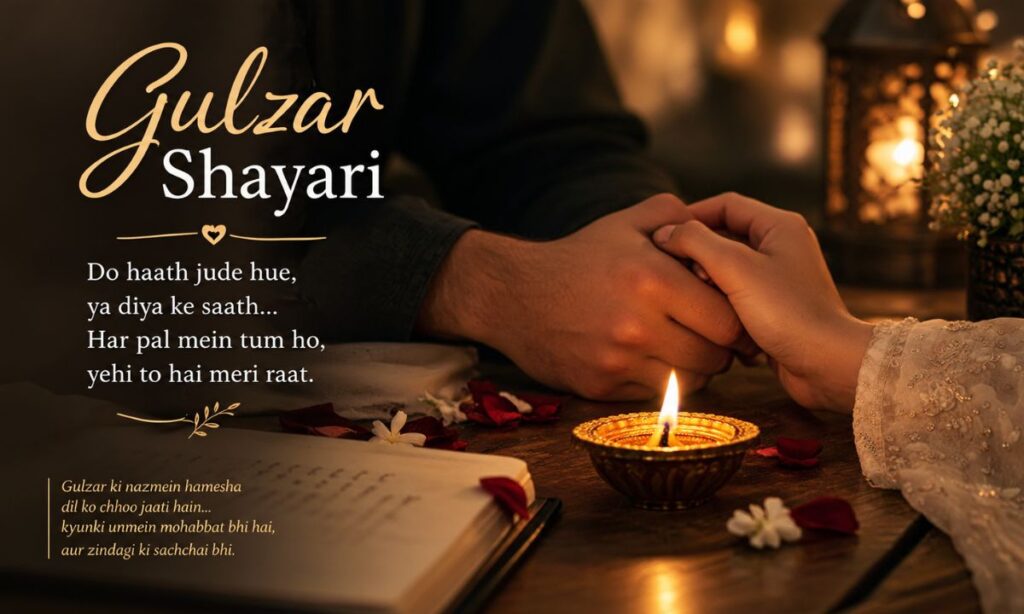 Gulzar love shayari in Hindi image for status