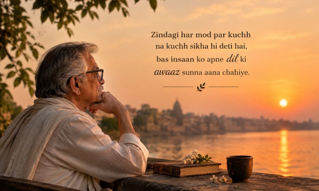 Gulzar shayari in Hindi quote image