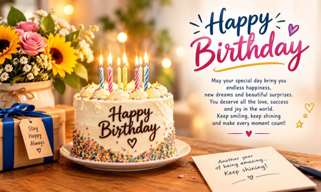 Happy Birthday Shayari in English