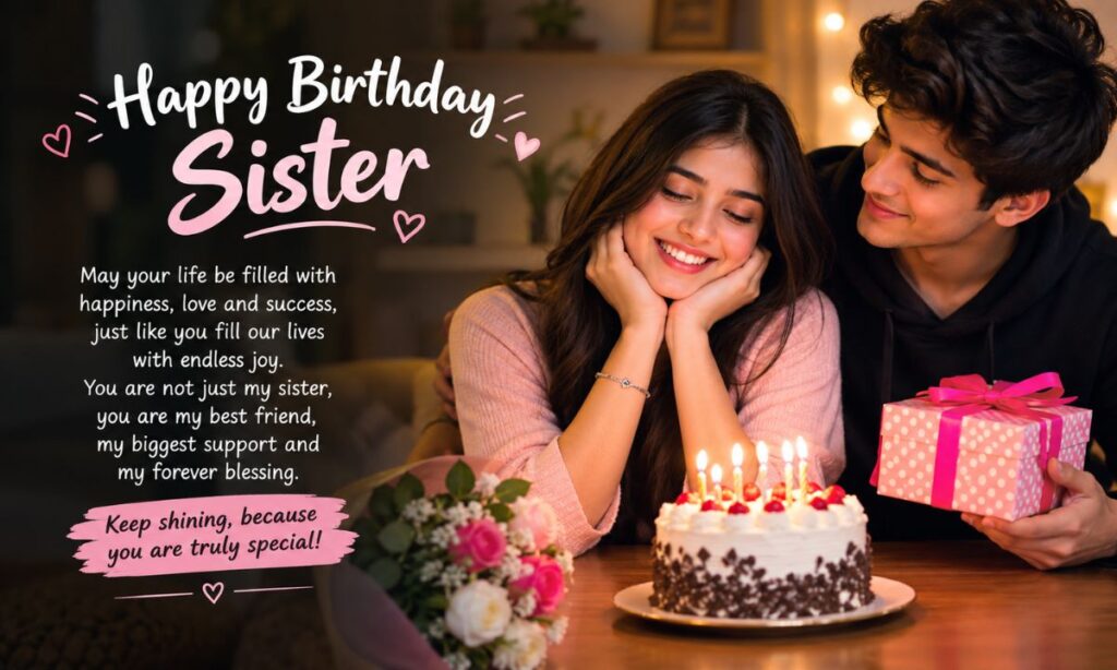 Happy Birthday Sister Shayari in English