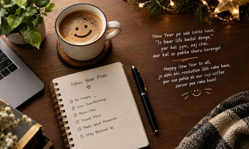 Happy new year funny shayari in english