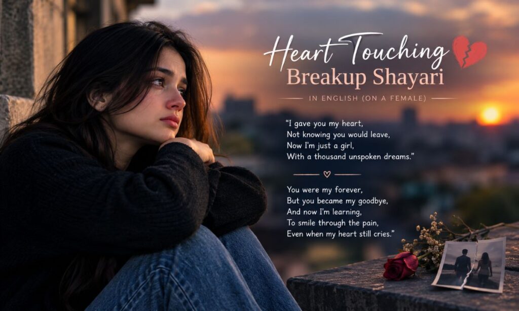 Heart Touching Breakup Shayari in English