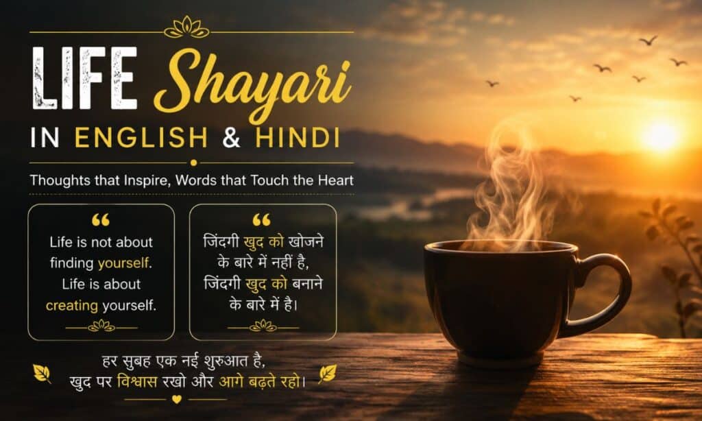 Life Shayari in English Hindi