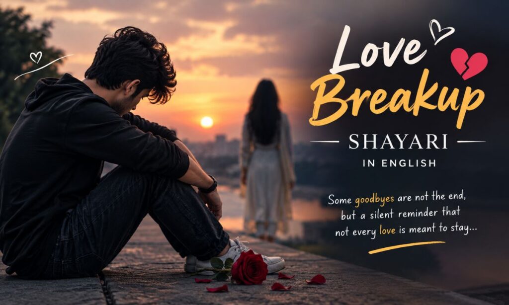 Love Breakup Shayari in English