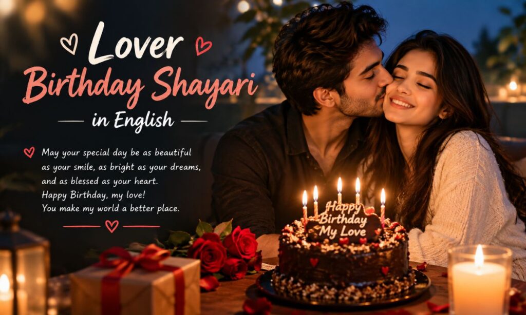 Lover Birthday Shayari in English