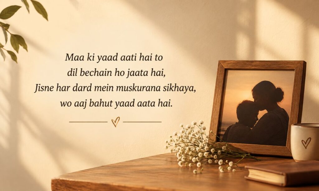 Maa Ki Yaad Mein 2 Line Shayari