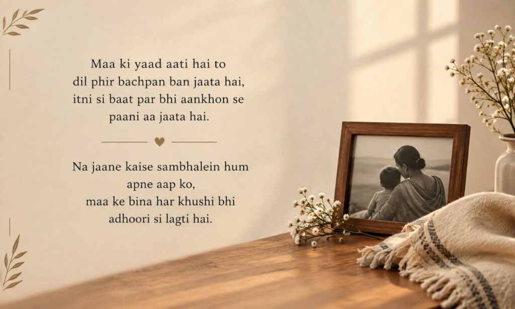 Maa Ki Yaad Shayari 2 Line