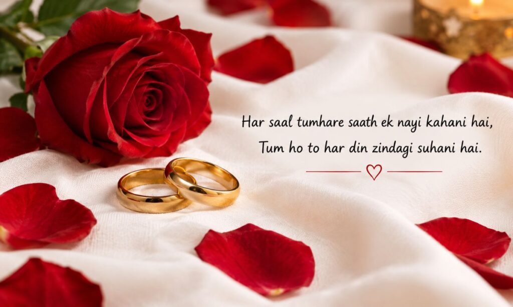 Marriage Anniversary Shayari for Couples