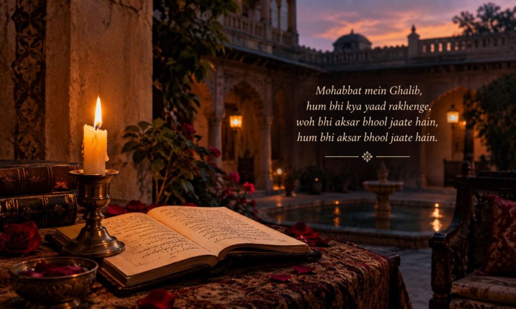 Mirza Ghalib Love Shayari
