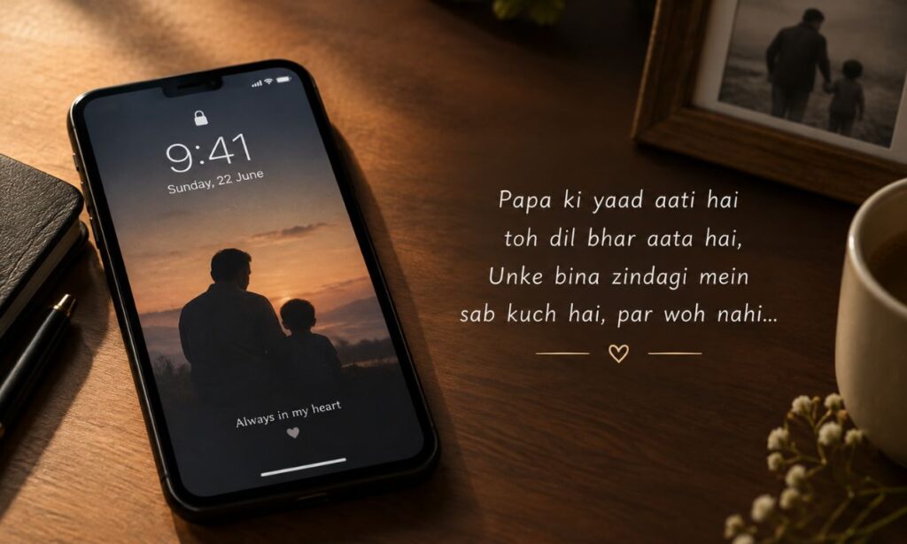 Missing Papa Shayari