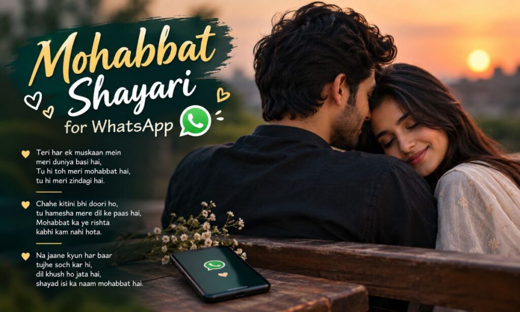 Mohabbat Shayari for WhatsApp