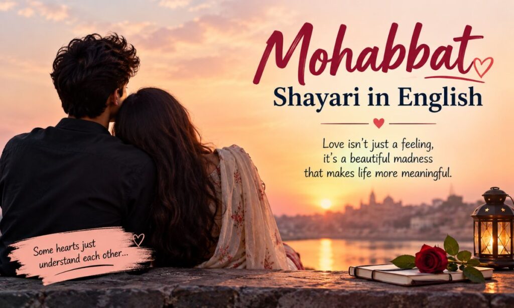 Mohabbat Shayari in English