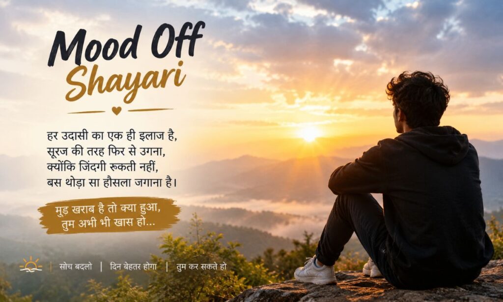 Mood off motivational shayari