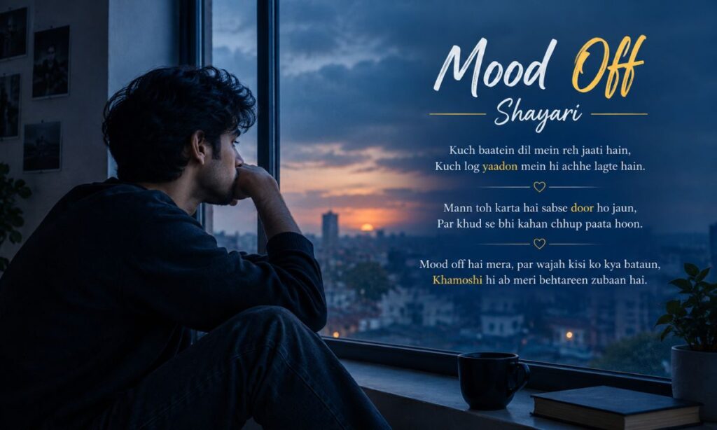 Mood off shayari cover image