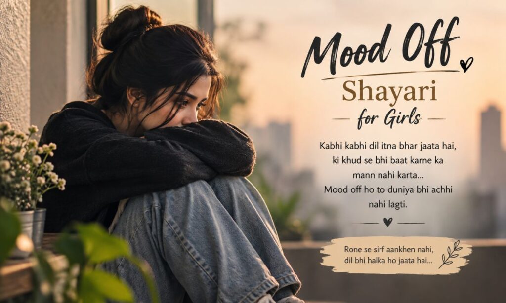 Mood off shayari for girls