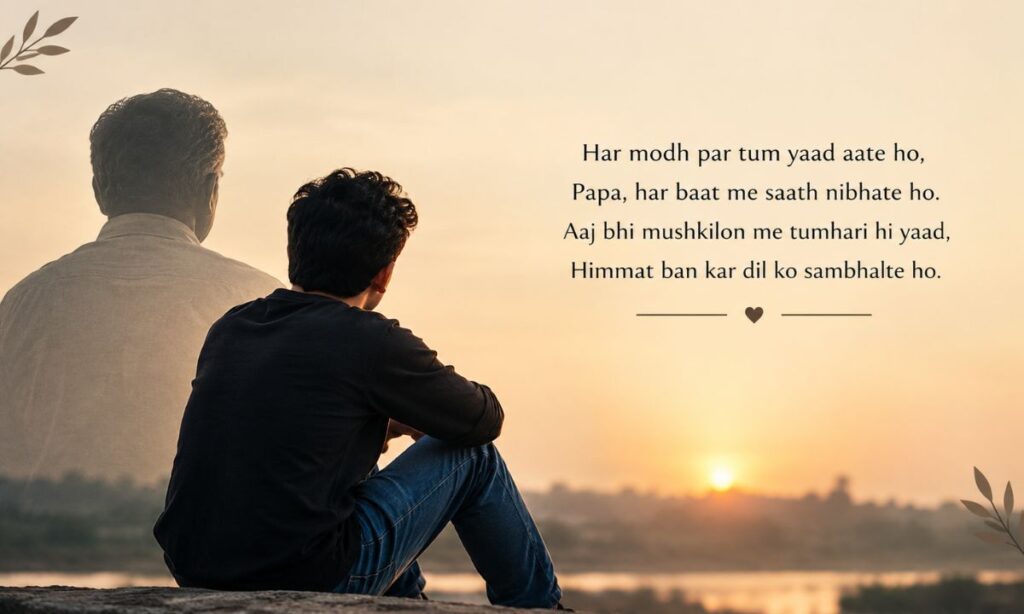 Papa Ki Yaad Shayari 2 Line
