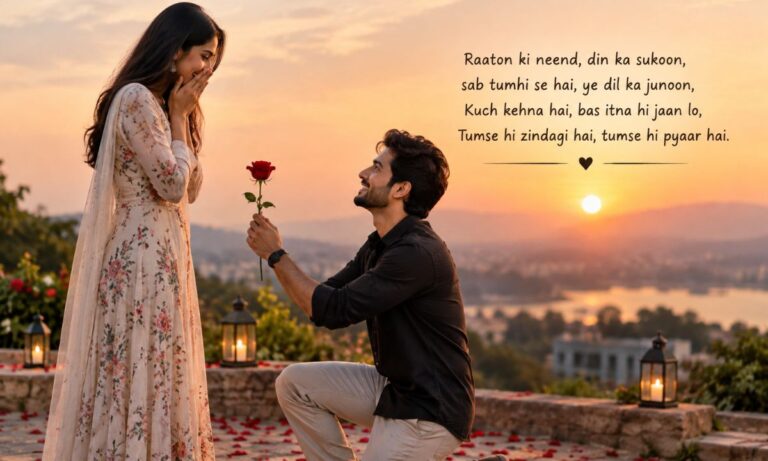 Propose Shayari Best Romantic Status Lines