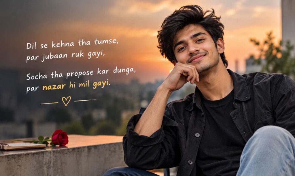 Propose Shayari for Him