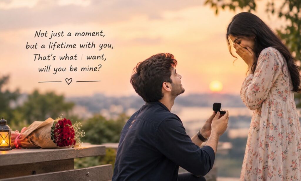 Propose Shayari in English