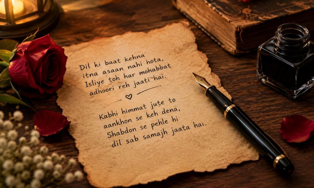 Propose Shayari in Hindi