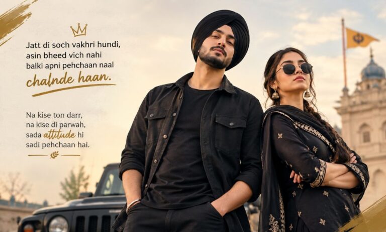 Punjabi Attitude Shayari Best Bold Status Lines