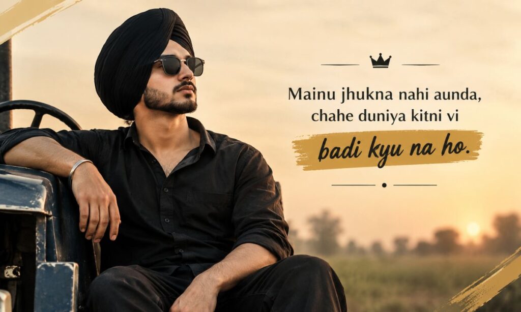 Punjabi attitude lines