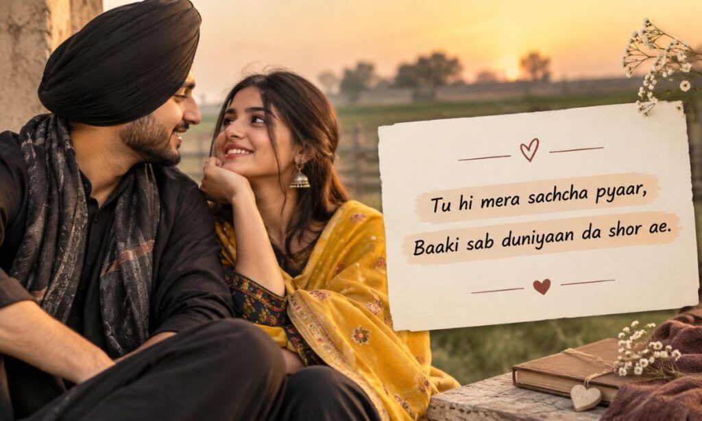 Punjabi love Shayari 2 Lines