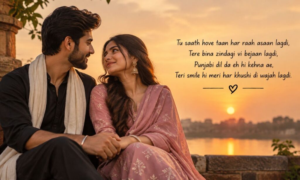 Punjabi love Shayari 2 Lines in English