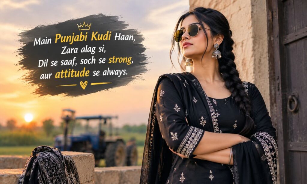 Punjabi status 2 line attitude girl