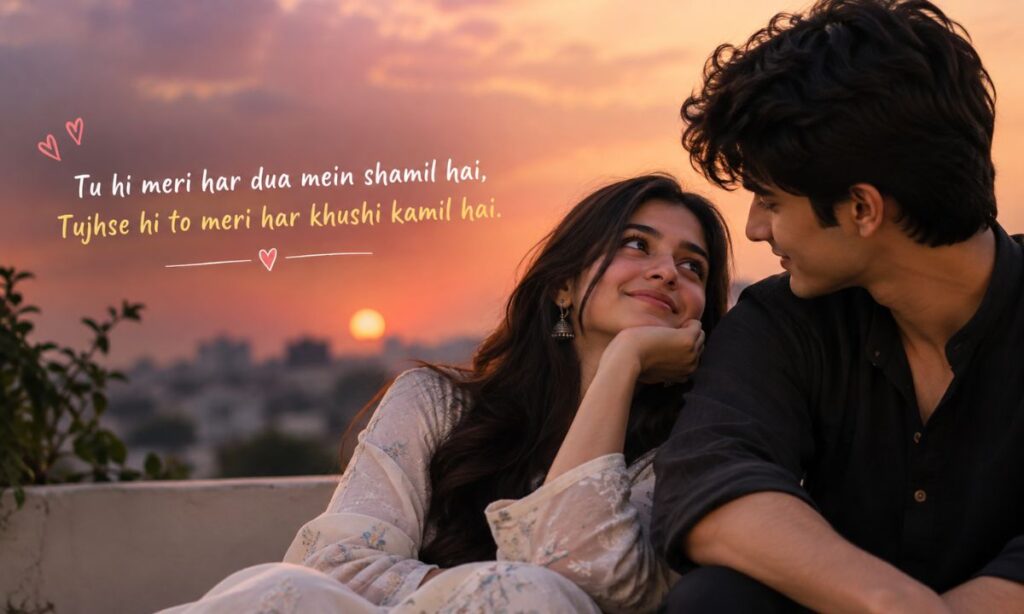 Romantic 2 Line Love Shayari in English