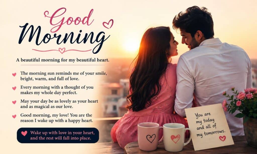 Romantic Good Morning Shayari in English