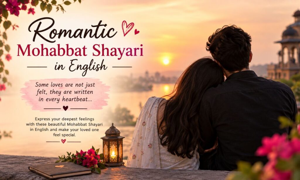 Romantic Mohabbat Shayari in English