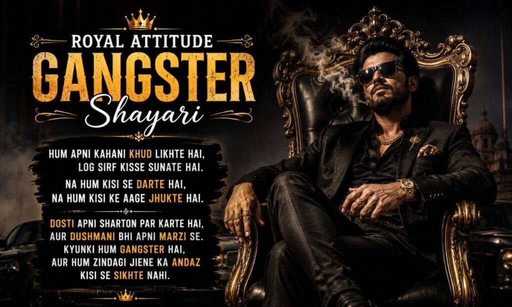 Royal Attitude Gangster Shayari