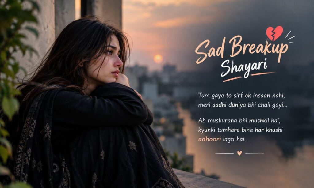 Sad Breakup Shayari in English