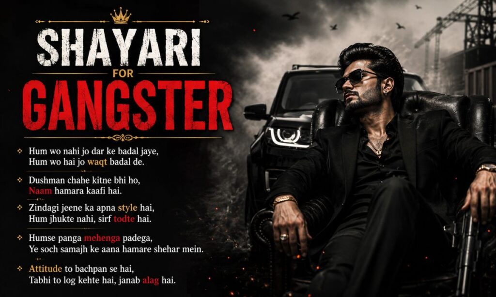 Shayari for Gangster