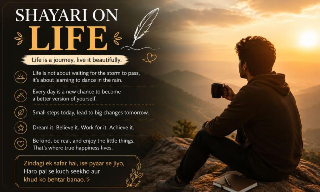 Shayari on life in English