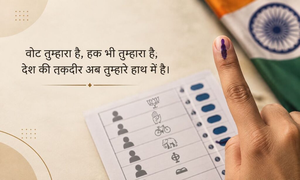 चुनाव शायरी 2 लाइन