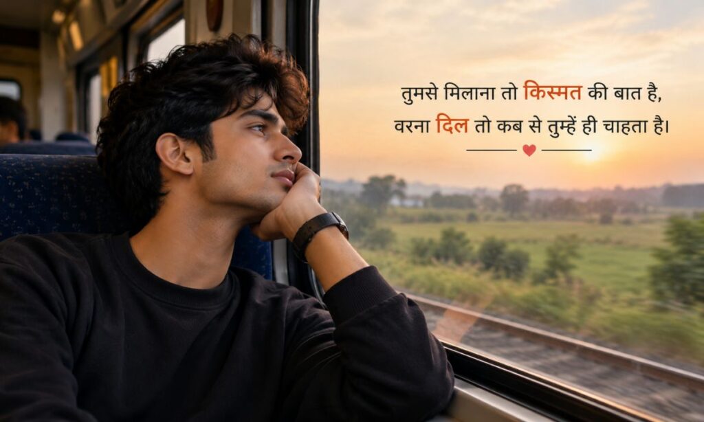 2 Line Shayari for Crush in Hindi