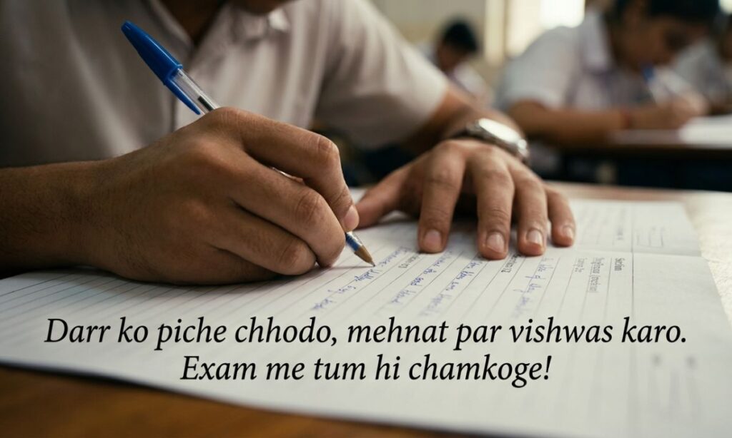 All the best shayari for exam