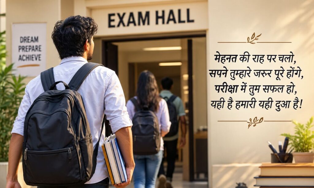 All the best shayari for exam in hindi