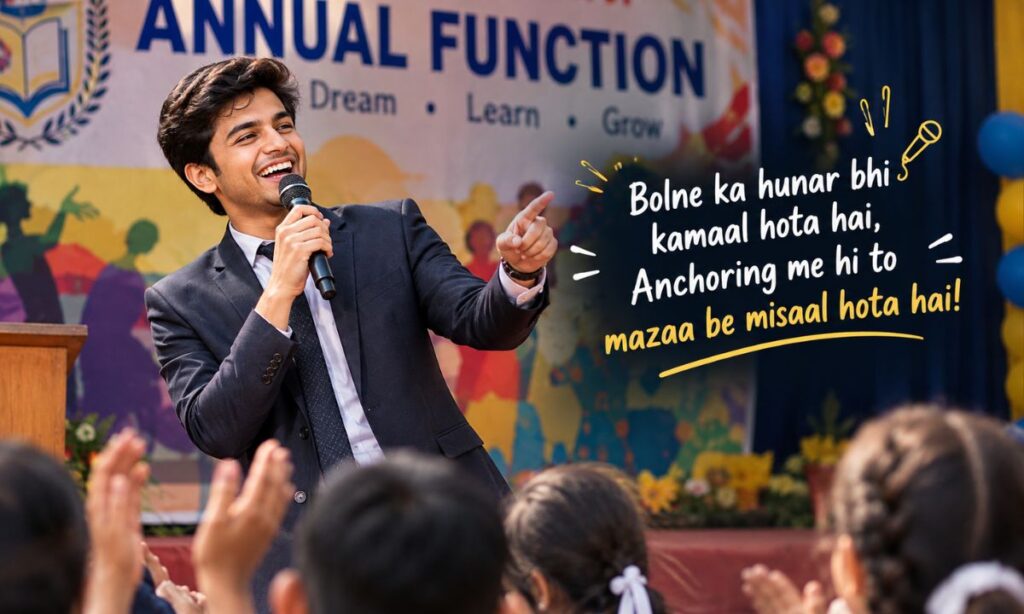 Anchoring Shayari in Hindi Funny
