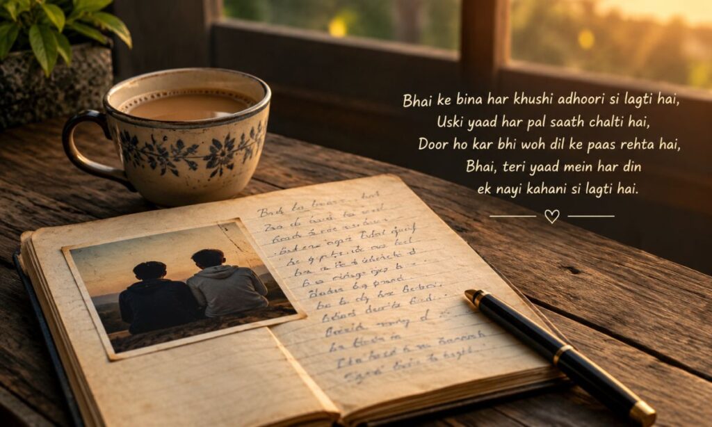 Bhai Ki Yaad Mein Shayari