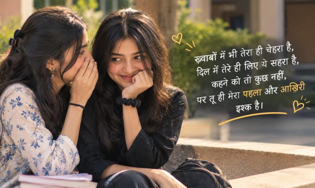 Crush Shayari in Hindi 2 Line