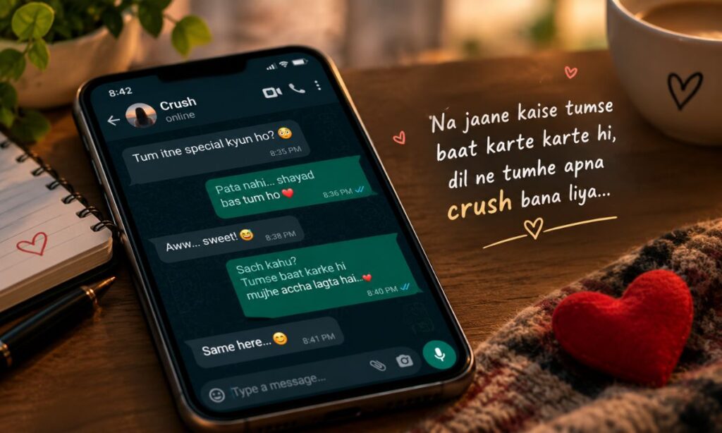 Crush shayari in hindi English