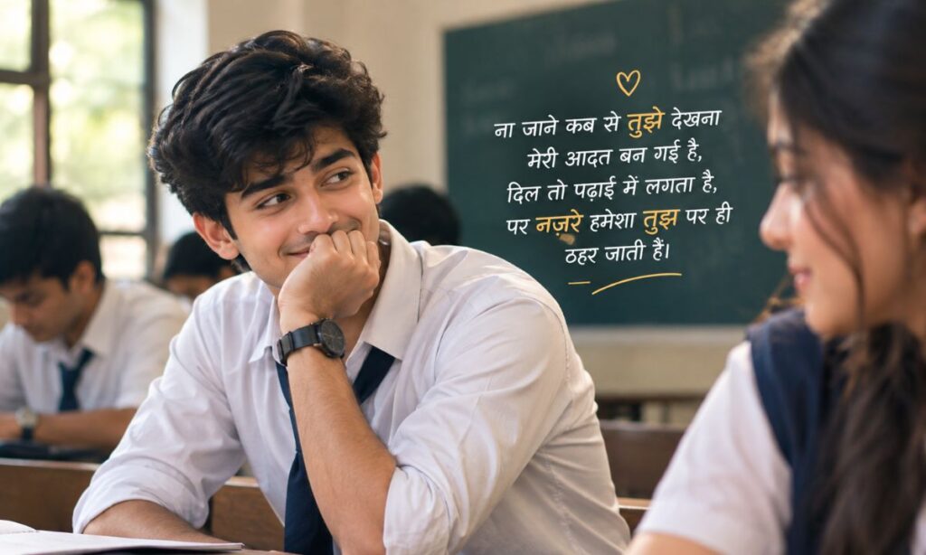Crush shayari in hindi for boy