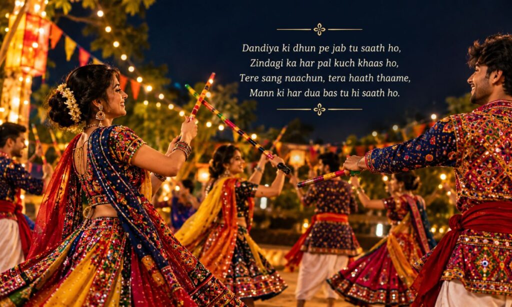 Dandiya Shayari Best Navratri Status & Captions