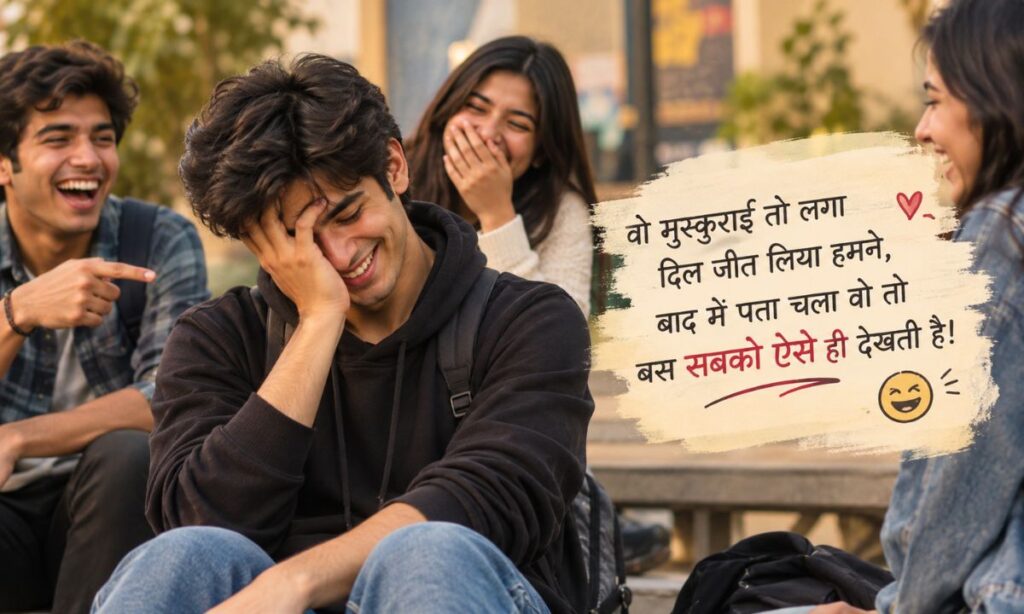 Funny Crush Shayari in Hindi