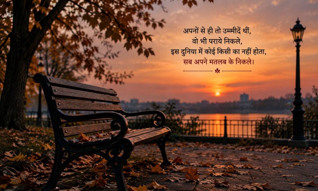 Koi kisi ka nahi hota shayari 2 line in hindi