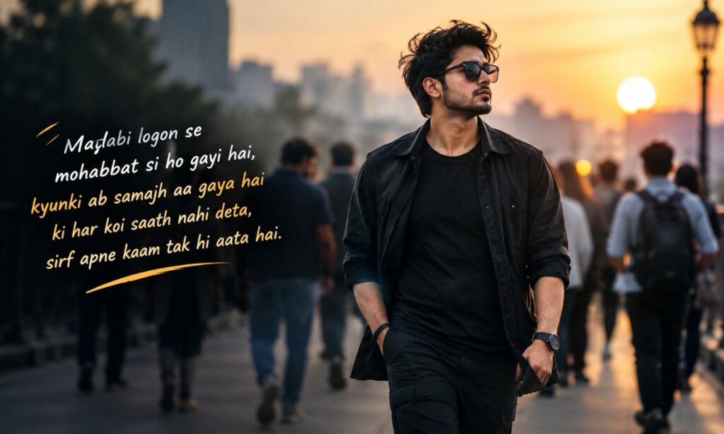 Matlabi Duniya Attitude Shayari