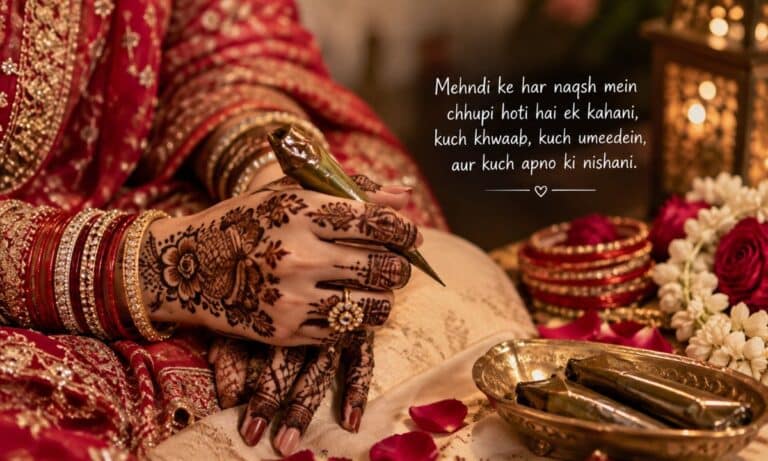 Mehndi Shayari Best Heart Touching Status Lines